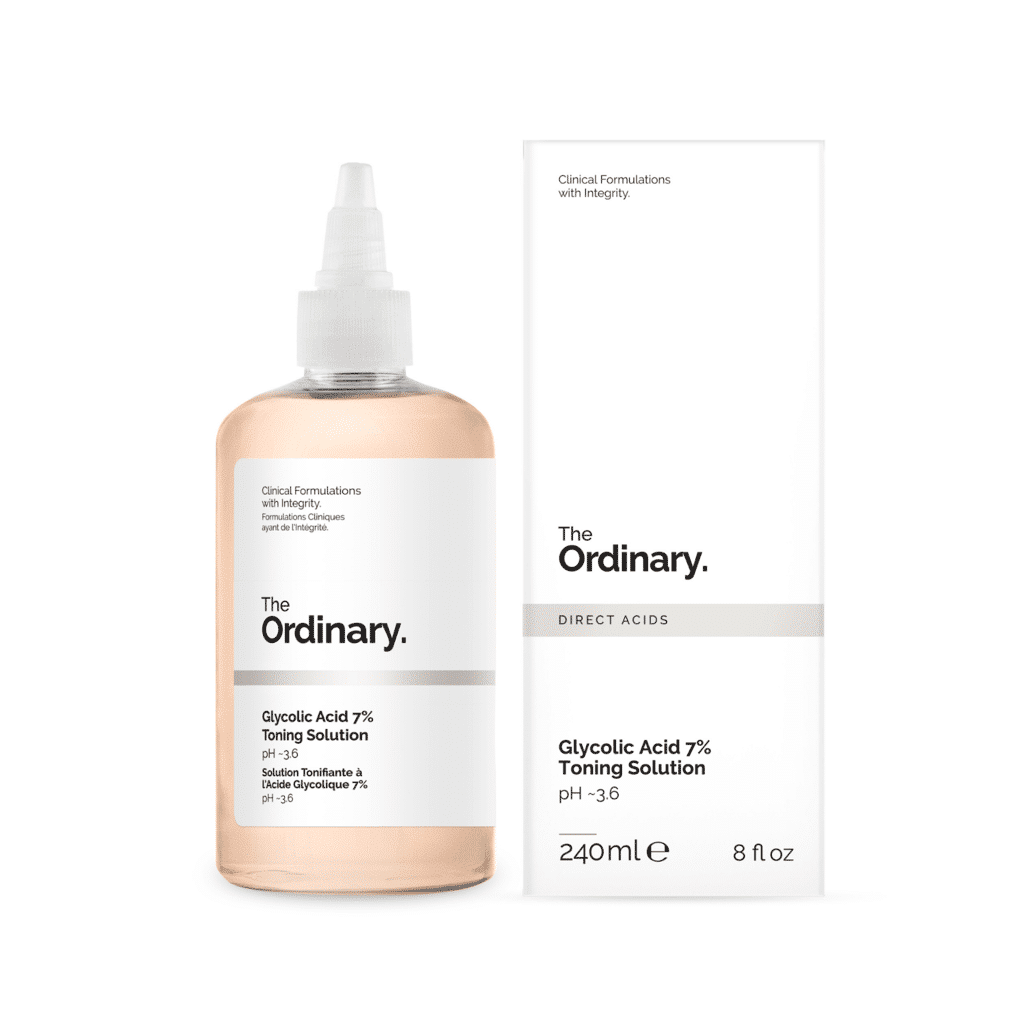 The Ordinary Acide Glycolique 7% 240ml – Lotion Tonique Exfoliante Éclat