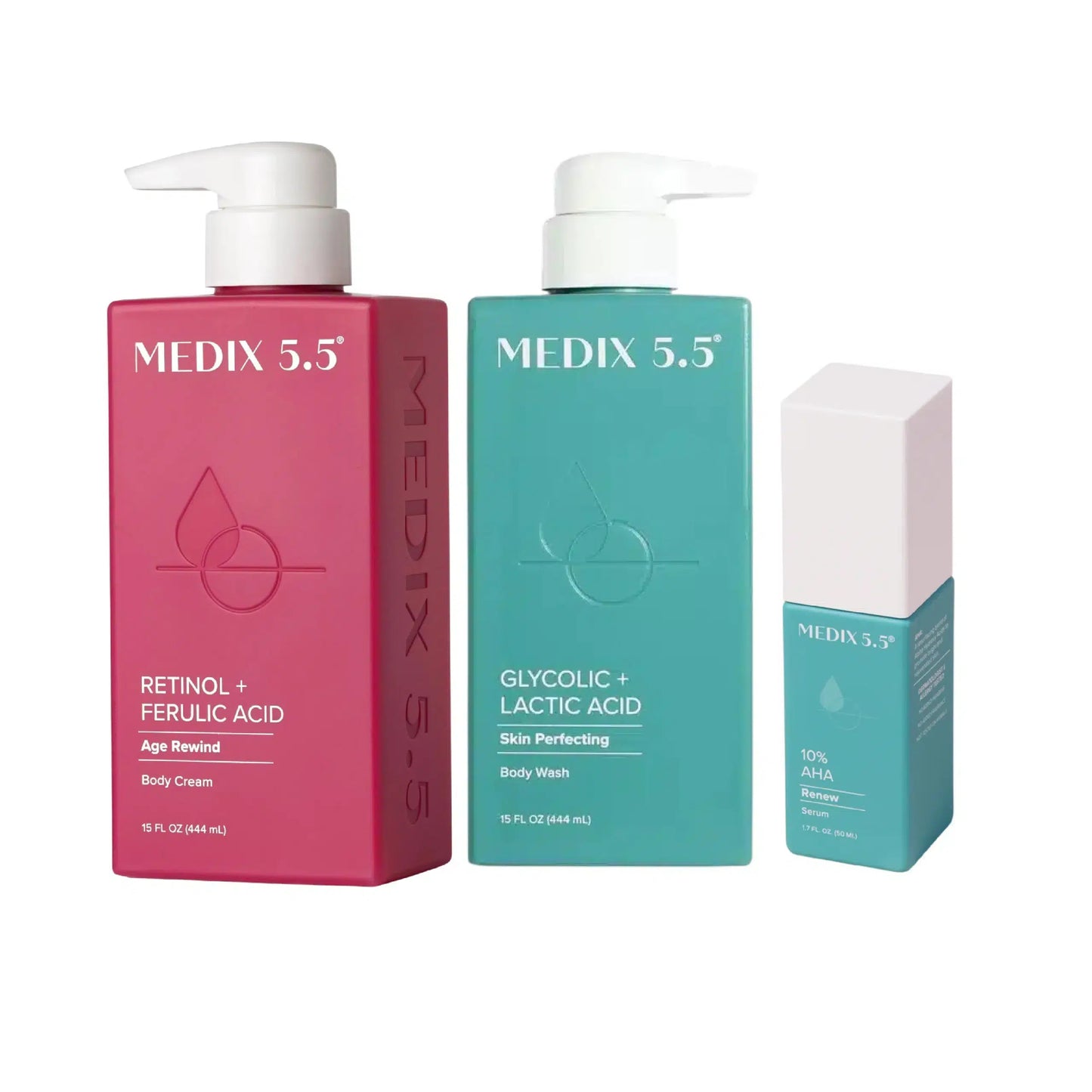 Medix 5.5 Trio Anti-Âge Complet – Rétinol, AHA & Acides Exfoliants