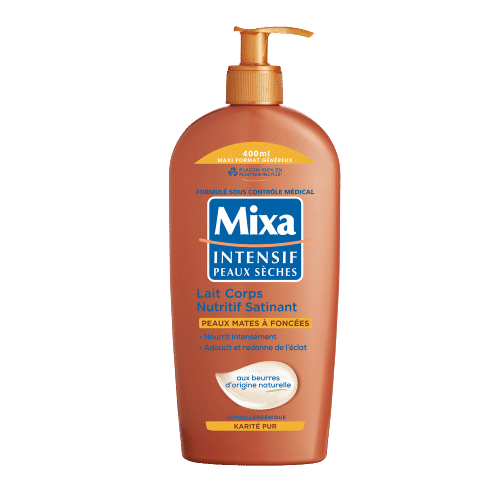 Mixa Lait Corps Nutritif, Karité Intensif 400ml – Hydratation & Éclat Peaux Sèches