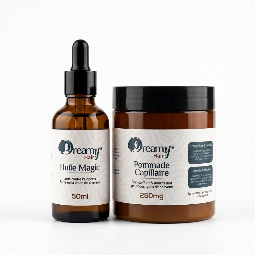 Dreamy Hair - Duo Magic (Huile + Pommade) Pousse & Réparation