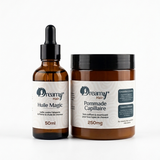 Dreamy Hair - Duo Magic (Huile + Pommade) Pousse & Réparation