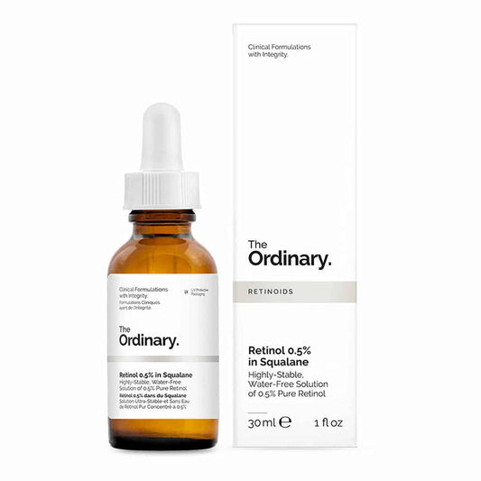The Ordinary Rétinol 0.5% dans Squalane 30ml – Sérum Anti-Âge Avancé