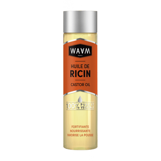 WAAM Huile de Ricin 75ml – Pousse Cheveux, Cils & Ongles