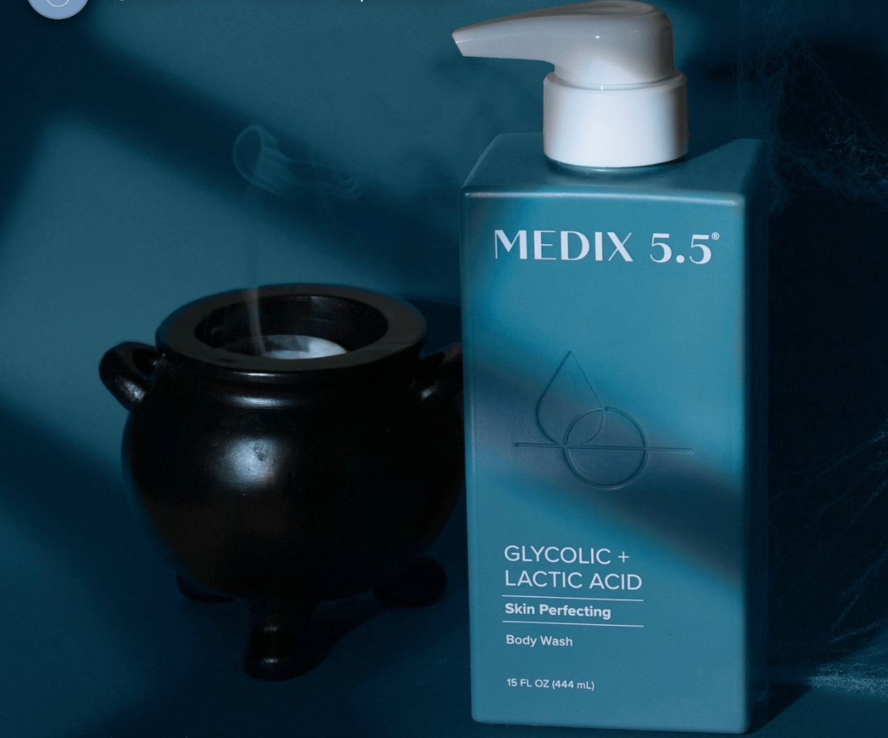 Medix 5.5 Gel Douche AHA Acide Glycolique & Lactique 444ml – Peau Lisse & Éclat