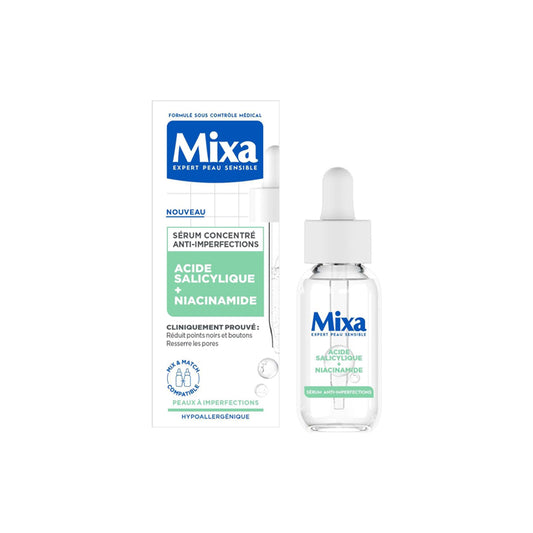 Mixa Sérum Anti Imperfections 30ml - Acide Salicylique & Niacinamide