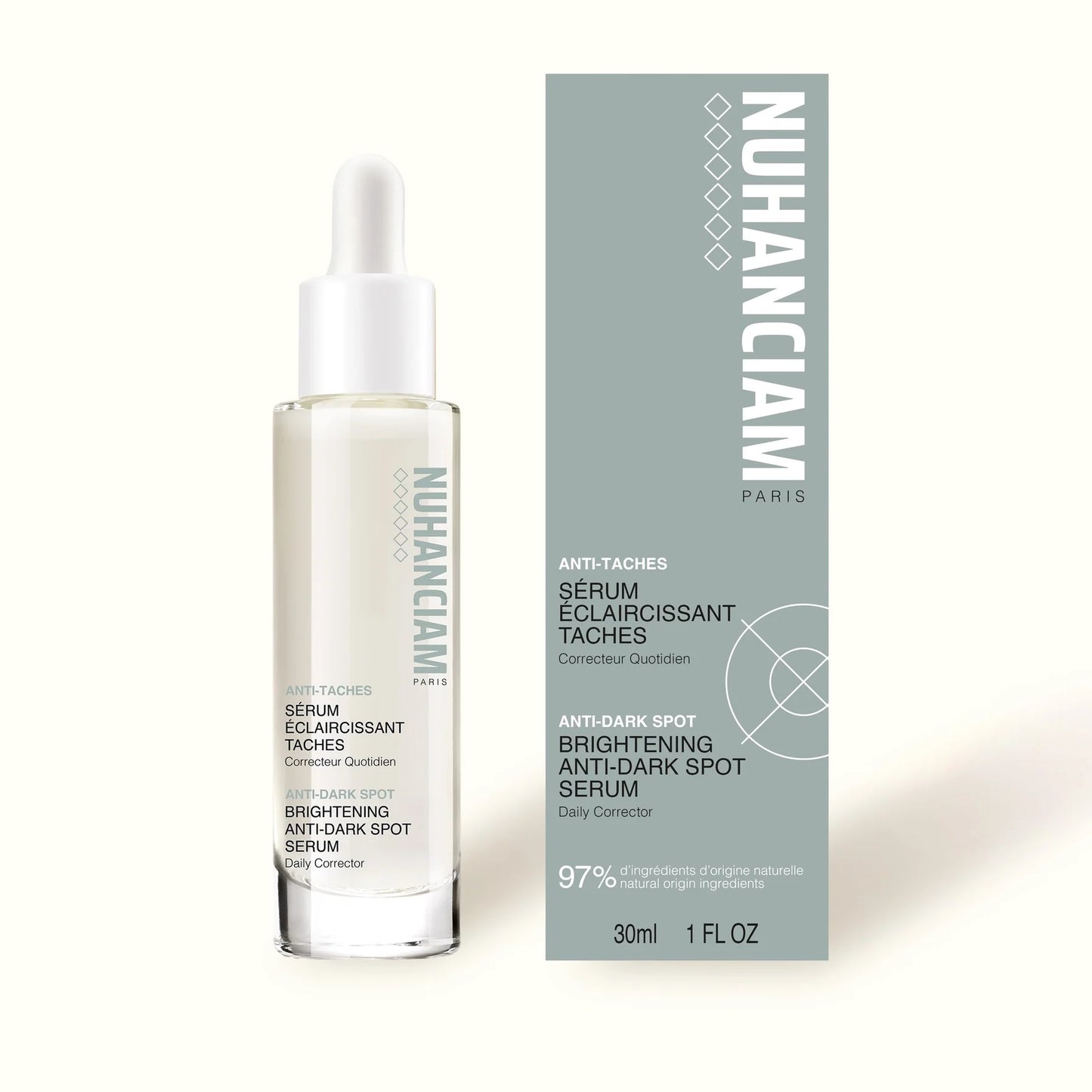 Nuhanciam Sérum Éclaircissant Anti-Taches 30ml – Teint Uniforme