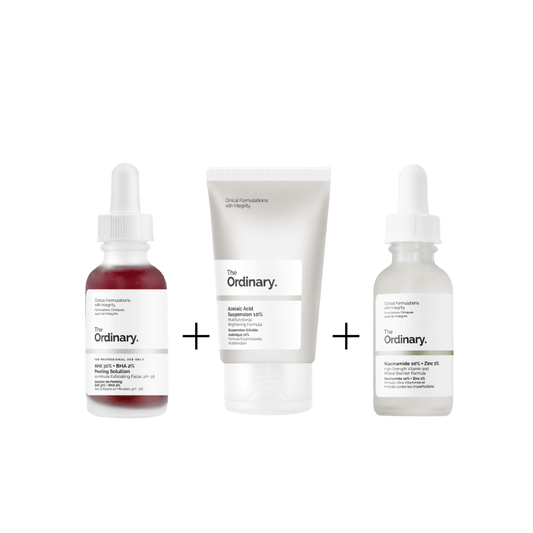 The Ordinary Pack Anti-Boutons & Taches – Niacinamide, Peeling AHA/BHA & Azélaïque