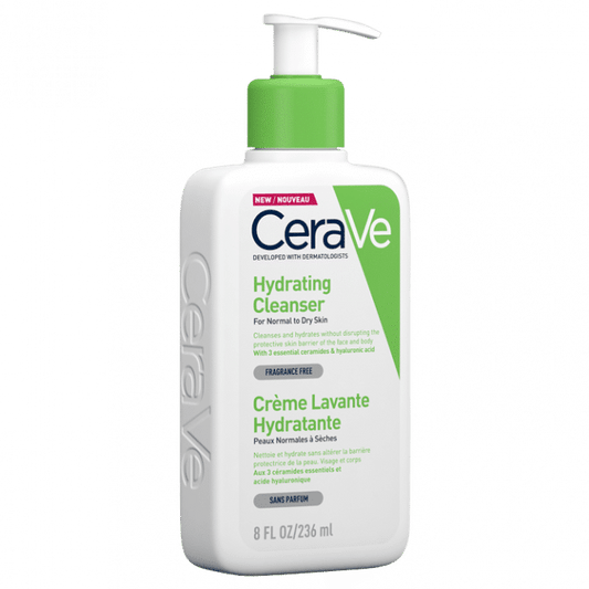 CeraVe Crème Lavante Hydratante 236 ml – Peaux Sèches & Sensibles