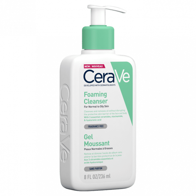 CeraVe Gel Moussant  236 ml - Peaux Grasses & Excès de Sébum