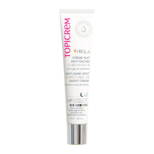 Topicrem Mela Crème Correctrice Nuit Peeling Doux Anti-Taches 40 ml