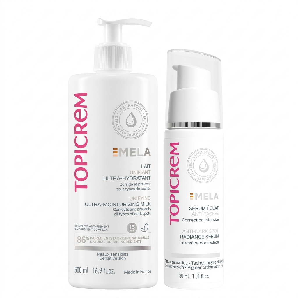 Topicrem Mela Pack Lait + Mela Sérum Booster