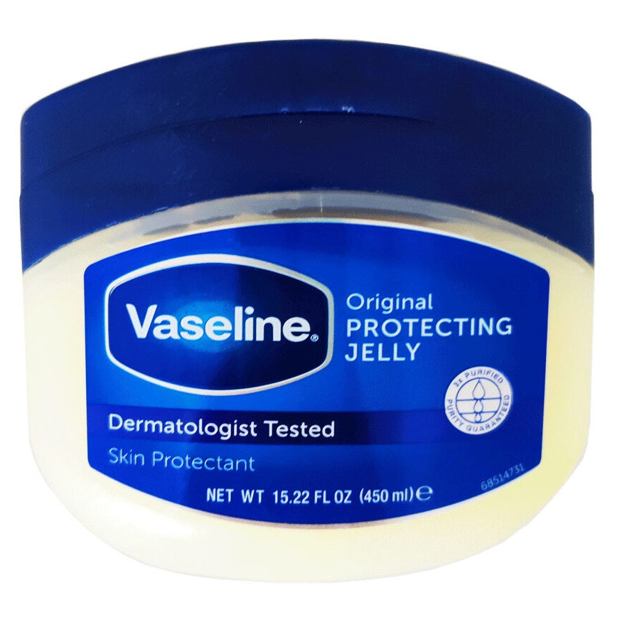 Vaseline Gelée de Pétrole Originale 450ml, Hydratation Multi-Usage & Protection Intense